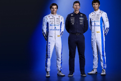 WANTAGE, ENGLAND - FEBRUARY 03: Carlos Sainz of Spain and Williams, James Vowles, Team Principal of Williams and Alexander Albon of Thailand and Williams pose for a photo during the Atlassian Williams F1 Team Launch on February 03, 2026 in Wantage, England.  (Photo by Atlassian Williams F1 Team)